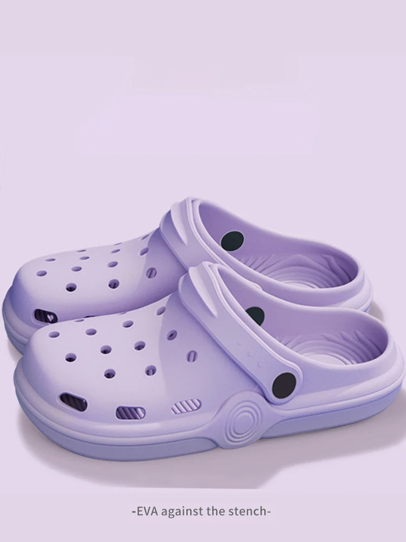 Dongdong Shoes Women'S New Trendy Summer Thick Sole Increase anti Slip Fashion Work Beach Baotou Slippery Sandals