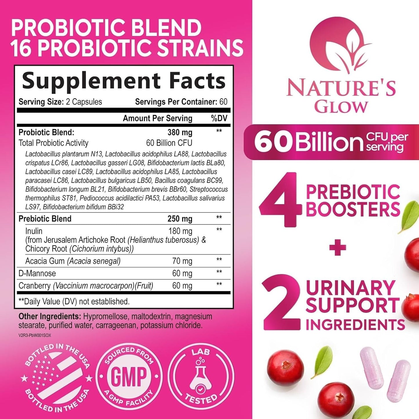 Probiotics for Women - for Digestive Health, Immune Support, & Vaginal Health