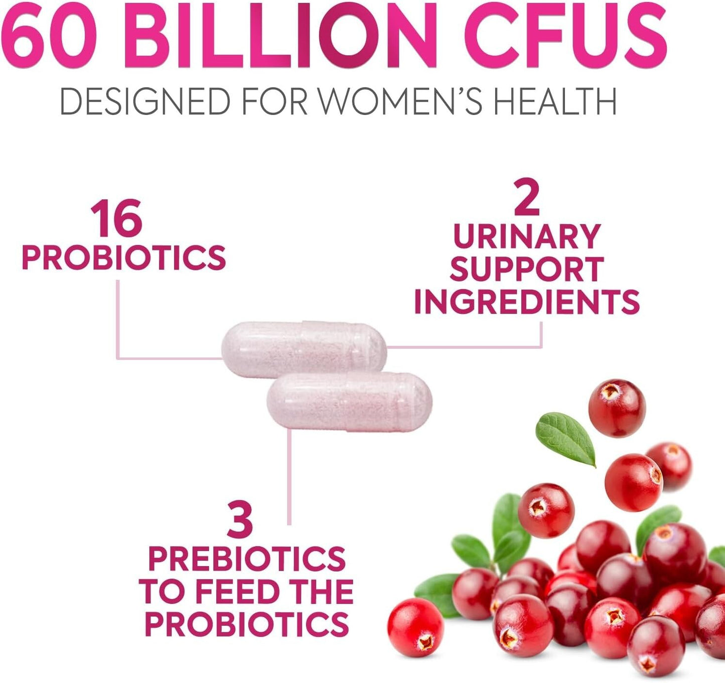 Probiotics for Women - for Digestive Health, Immune Support, & Vaginal Health