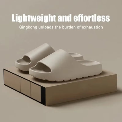 Men'S Slippers EVA Soft Thick Soled Summer Fashion Slippers & Women'S Yeezys Slides Beach Sandals