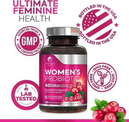Probiotics for Women - for Digestive Health, Immune Support, & Vaginal Health