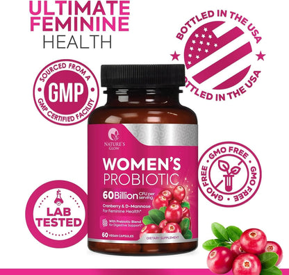 Probiotics for Women - for Digestive Health, Immune Support, & Vaginal Health