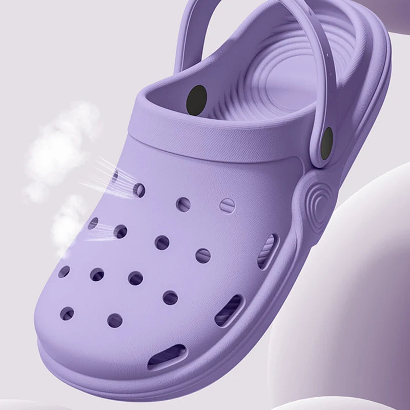 Dongdong Shoes Women'S New Trendy Summer Thick Sole Increase anti Slip Fashion Work Beach Baotou Slippery Sandals