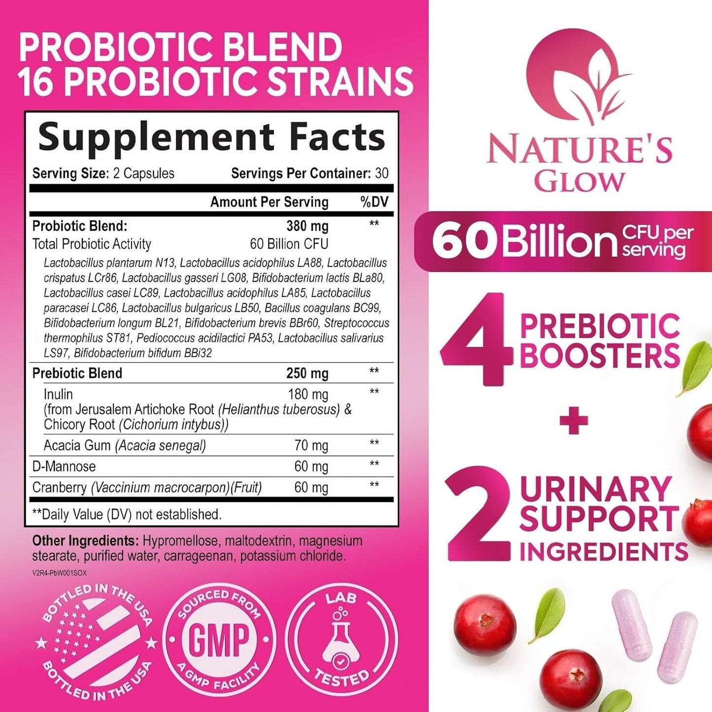 Probiotics for Women - for Digestive Health, Immune Support, & Vaginal Health